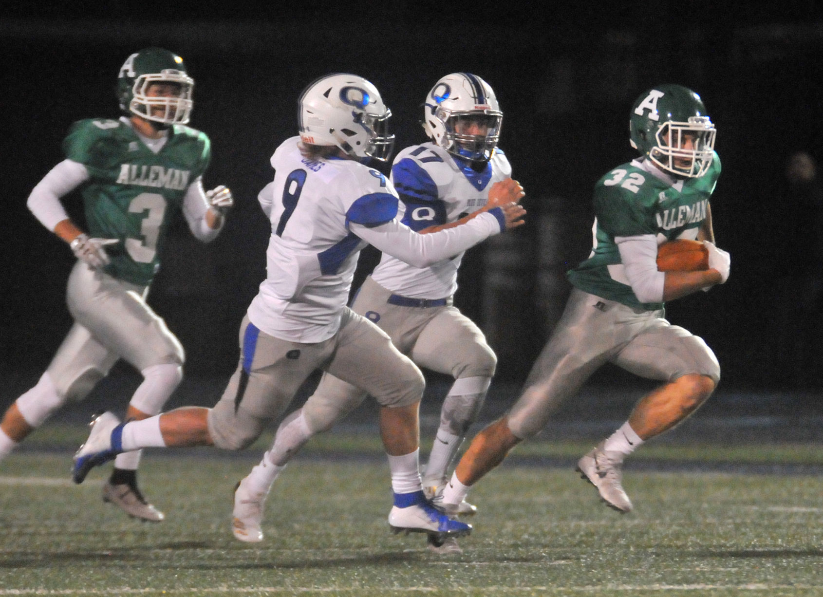Alleman vs Quincy football